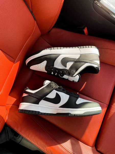 Чоловічі кросівки Nike Dunk білі з чорним Кеди Найк Данк Скр-DLS031203-ТА фото