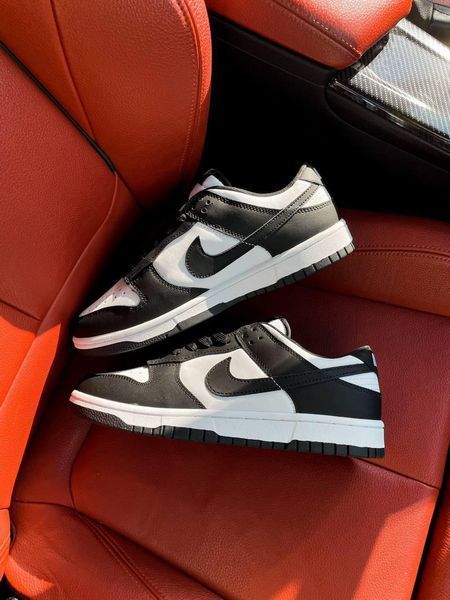 Чоловічі кросівки Nike Dunk білі з чорним Кеди Найк Данк Скр-DLS031203-ТА фото