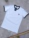 Чоловіча&nbsp;футболка Fred Perry біла з лампасами Фред Перрі Хар-657 фото 2