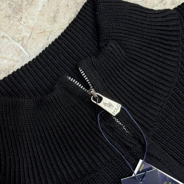 Чоловічий кардиган Polo Ralph Lauren чорний Hub-208 (коп1) фото