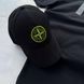 Мужской летний костюм Stone Island Футболка Шорты Кепка белый с патчем Стон Айленд Хар-877 фото 2