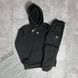 Мужской зимний спортивный костюм Nike черный Комплект Найк Худи Штаны с капюшоном Hot-38 фото 1