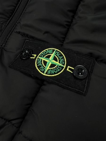Мужская жилетка Stone Island черная Безрукавка Стон Айленд Хар-548 фото