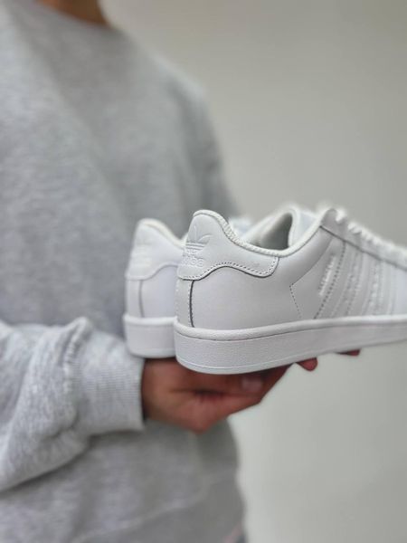 Женские кроссовки Adidas Superstar классические белые Адидас Суперстар Arm-F_dd223 фото
