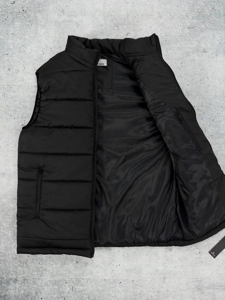 Мужская жилетка Stone Island черная Безрукавка Стон Айленд Хар-548 фото