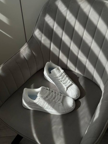 Женские кроссовки Adidas Superstar классические белые Адидас Суперстар Arm-F_dd223 фото
