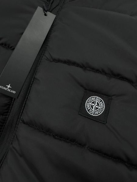 Мужская жилетка Stone Island черная Безрукавка Стон Айленд Хар-548 фото