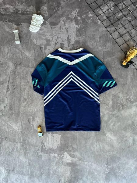 Футболка чоловіча Adidas синя спортивна Теніска Адідас Моло-12-1R фото