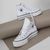 Жіночі кеди Converse All Star високі білі на платформі Кросівки Конверси текстиль Arm-Wh_KN_34 фото