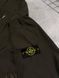 Мужская ветровка Stone Island с патчем хаки Куртка Стон Айленд из плащевки Моло-SN102 фото 3