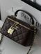 Жіноча сумка Chanel Lambskin коричнева Any-20485-6 фото 6