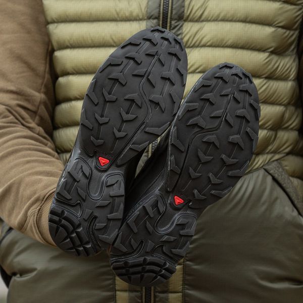 Мужские термокроссовки Salomon XT-6 Gore-Tex черные Inter-1910 фото