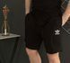 Чоловічий літній костюм Adidas Футболка Шорти комплект Адідас чорний Rap-RD180/RD212 фото 4