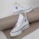 Жіночі кеди Converse All Star високі білі на платформі Кросівки Конверси текстиль Arm-Wh_KN_34 фото 1