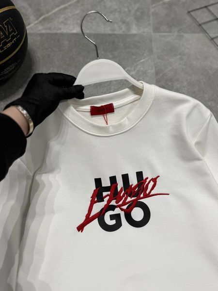 Чоловічий світшот Hugo Boss білий Кофта Хьюго Босс без капюшона Моло-780-11 фото