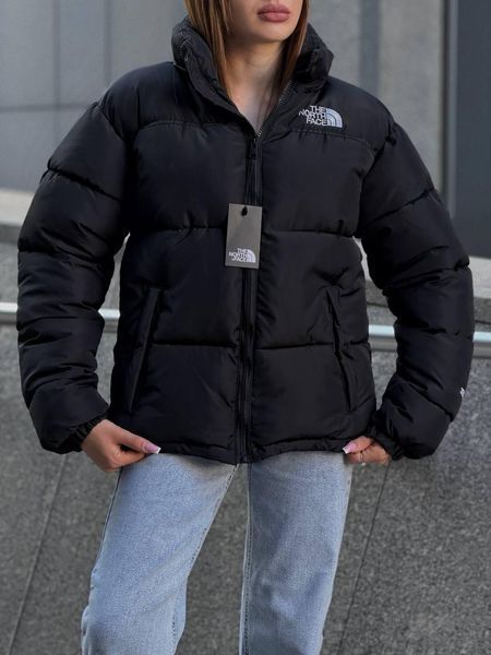 Женская зимняя куртка The North Face оверсайз до -25*С Пуховик ТНФ черный Arm-TN12 (коп6) фото