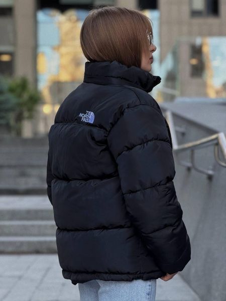 Женская зимняя куртка The North Face оверсайз до -25*С Пуховик ТНФ черный Arm-TN12 (коп6) фото