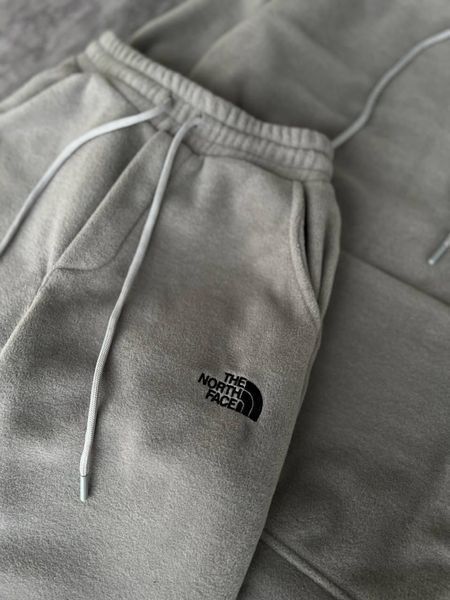 Мужской зимний спортивный костюм The North Face серый Комплект ТНФ Худи Штаны Моло-89-05 фото