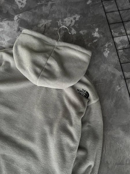 Мужской зимний спортивный костюм The North Face серый Комплект ТНФ Худи Штаны Моло-89-05 фото