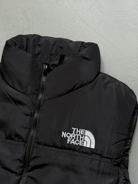 Чоловіча Жилетка The North Face утеплена чорна Безрукавка ТНФ демісезонна Slav-art145.01 фото