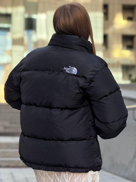 Женская зимняя куртка The North Face оверсайз до -25*С Пуховик ТНФ черный Arm-TN12 (коп6) фото