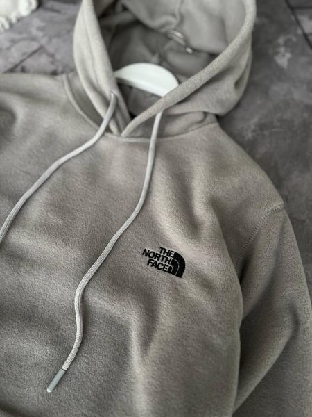 Мужской зимний спортивный костюм The North Face серый Комплект ТНФ Худи Штаны Моло-89-05 фото