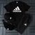 Мужской летний костюм Adidas Футболка Шорты Кепка Барсетка черный Ow-130 фото