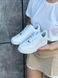 Женские кроссовки Nike Air Force Low кожаные белые Найк Аир Форс весенние Arm-NAF1 (коп2) фото 3