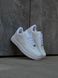 Женские кроссовки Nike Air Force Low кожаные белые Найк Аир Форс весенние Arm-NAF1 (коп2) фото 7