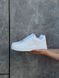 Женские кроссовки Nike Air Force Low кожаные белые Найк Аир Форс весенние Arm-NAF1 (коп2) фото 5
