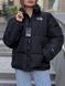 Женская зимняя куртка The North Face оверсайз до -25*С Пуховик ТНФ черный Arm-TN12 (коп6) фото 1