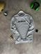 Мужской свитшот Stone Island серый Кофта Стон Айленд без капюшона Моло-63-6 фото 2