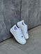 Женские кроссовки Nike Air Force Low кожаные белые Найк Аир Форс весенние Arm-NAF1 (коп2) фото 6