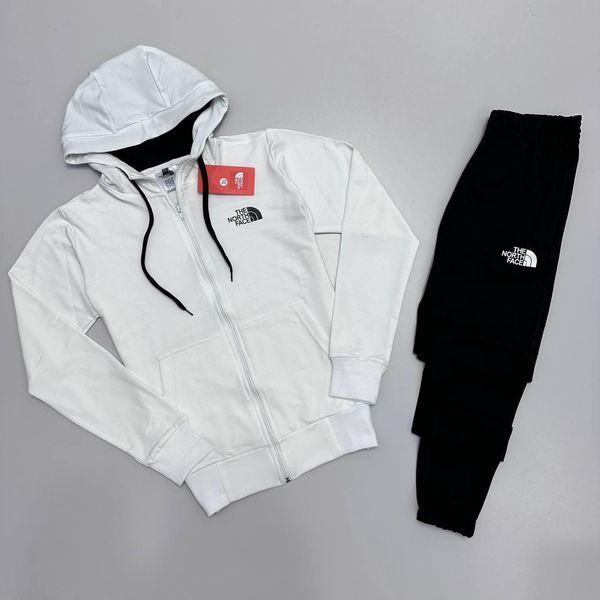 Чоловічий спортивний костюм The North Face чорний Комплект ТНФ Худі Штани Хар-485 фото