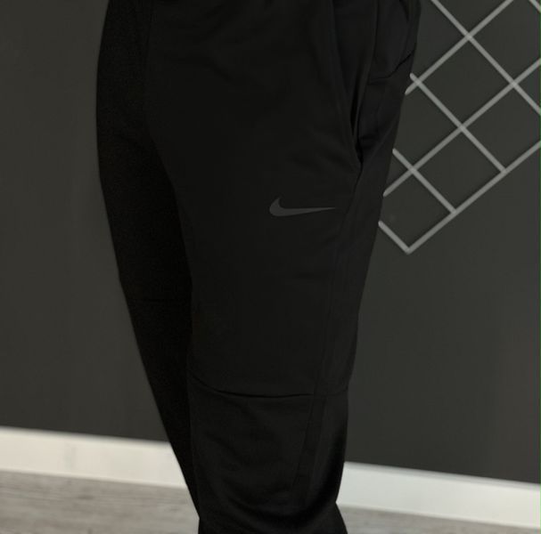 Мужской спортивный костюм Nike на молнии черный с хаки Комплект Найк Худи Штаны Rap-RD099/RD103 фото