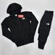 Чоловічий спортивний костюм The North Face чорний Комплект ТНФ Худі Штани Хар-485 фото 1