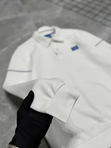 Чоловічий светр Hugo Boss білий з синім Кофта Хьюго Босс без капюшона Моло-NX31 фото