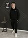 Мужской спортивный костюм Nike на молнии черный Комплект Найк Худи Штаны Rap-RD113/RD118 фото 1