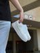 Мужские кроссовки Nike Air Force Low кожаные белые Найк Аир Форс весенние Arm-NAF1 (коп3) фото 5
