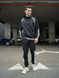 Мужской костюм из плащевки с рефлективными вставками черный Ram-1645647152 фото 1