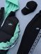 Чоловічий спортивний костюм Nike м'ятний з лампасами Комплект Найк Жилетка Кепка Хар-603 фото 4