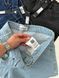 Мужские джинсовые шорты Stone Island голубые Cas-3 фото 4