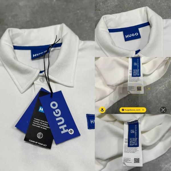 Чоловічий светр Hugo Boss білий з синім Кофта Хьюго Босс без капюшона Моло-NX31 фото