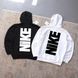 Мужское худи Nike черное с принтом Толстовка Найк с капюшоном Ads-389 фото 4