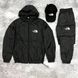 Мужской зимний спортивный костюм The North Face серый Комплект Зе норт фейс на плащёвке Will-73 фото 2
