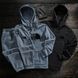 Мужской зимний спортивный костюм The North Face серо-черный Комплект ТНФ Худи Худи Штаны Hot-2 фото 1