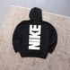 Мужское худи Nike черное с принтом Толстовка Найк с капюшоном Ads-389 фото 1