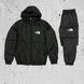 Мужской зимний спортивный костюм The North Face серый Комплект Зе норт фейс на плащёвке Will-73 фото 3