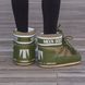 Женские зимние дутики Moon Boot хаки In-3032 фото 8