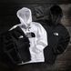Мужской зимний спортивный костюм The North Face серо-черный Комплект ТНФ Худи Худи Штаны Hot-2 фото 3